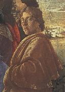 Sandro Botticelli Detail from the Adoraton of the Magi oil painting reproduction